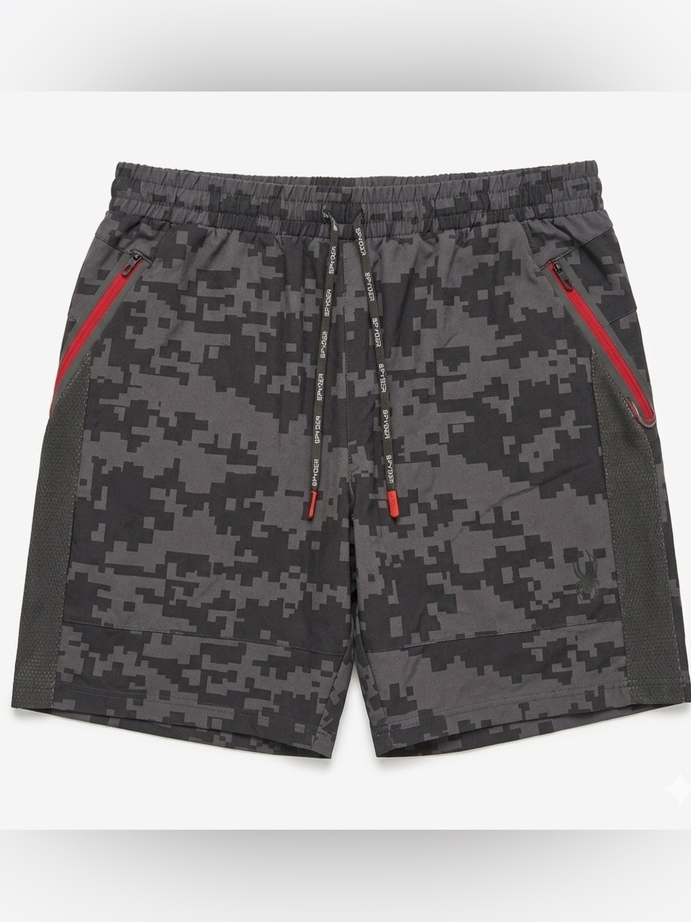 Spyder Active Camo Athletic Drawstring Shorts - Picture 1 of 7